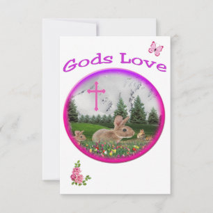 Carte De Remerciements dieu amour