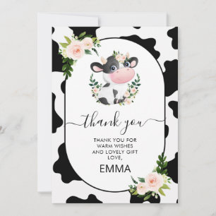Carte de remerciements d'impression de Baby shower