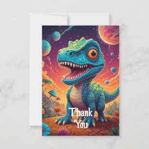 Carte De Remerciements dino-mite baby shower