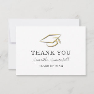 Carte De Remerciements Diplôme de fin d'études supérieures Personnalisé 2