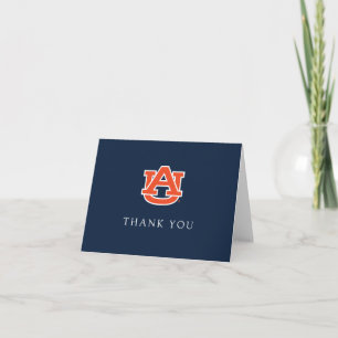 Carte De Remerciements Diplôme de l'Université d'Auburn - Auburn Tigers