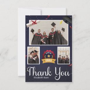 Carte De Remerciements Diplôme Photo personnalisée