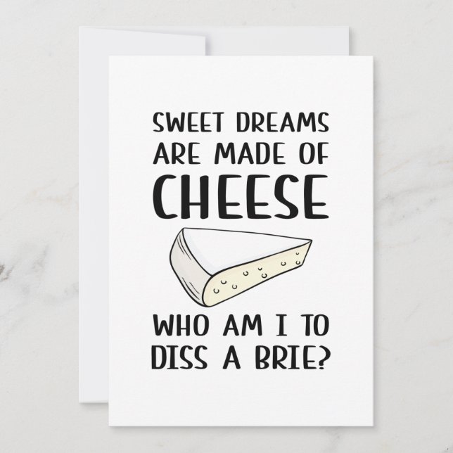 Carte De Remerciements Disc Un Brie (Devant)