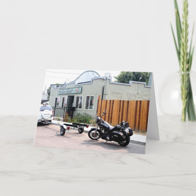 Carte De Remerciements Dive Bar, Goldfish Tavern, Point Defiance, Rus (Devant)