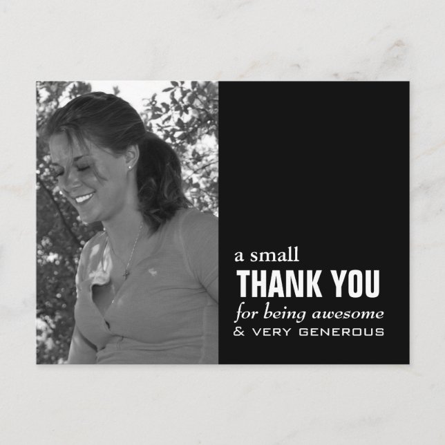 Carte de remerciements d'obtention du diplôme - (Devant)