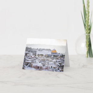 Carte De Remerciements Dôme de la neige rocheuse