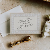 Douche de Mariage Dentelle Douce Neutre