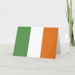 Carte De Remerciements Drapeau irlandais
