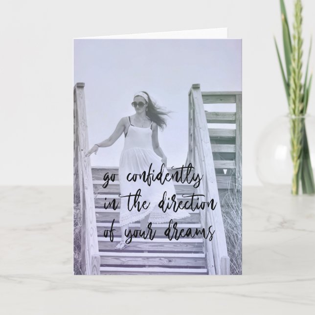 Carte De Remerciements DREAM ON DREAMER Greeting Card (Devant)