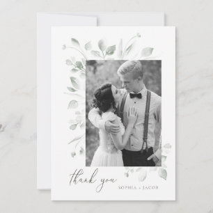 Carte De Remerciements Dreamy Foliage