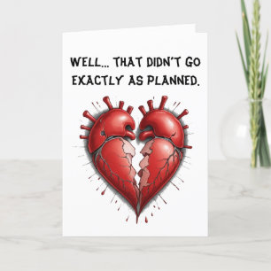 Carte De Remerciements drôle Divorce Humour pour un nouveau départ