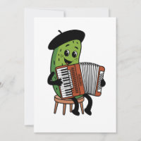Drôle Pickle Jouer Conception de l'Accordion