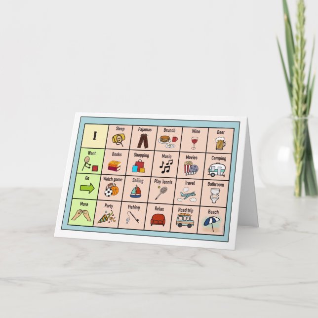 Carte De Remerciements Drôle Thérapeute de la Parole Spécial Ed Autisme E (Devant)