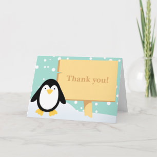 Carte de remerciements du parti Penguin