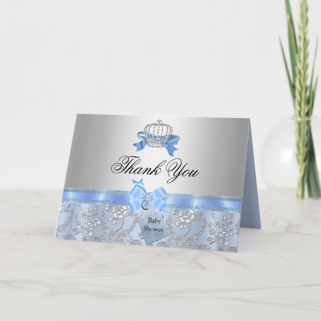 Carte de remerciements du petit Baby shower de la  (Devant)