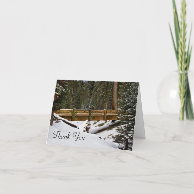 Carte de remerciements du pont Wuksachi (Devant)