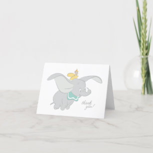 Carte De Remerciements Dumbo 1er anniversaire