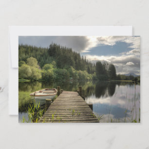 Carte De Remerciements Eau Parc national Loch Ard Trossachs