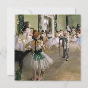 Carte De Remerciements Edgar Degas - Classe Danse