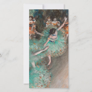 Carte De Remerciements Edgar Degas - Swaying Dancer / Danseuse en vert