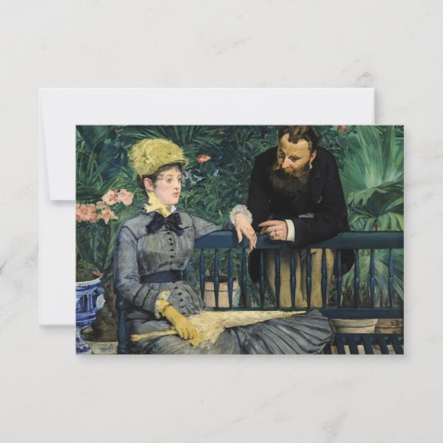 Carte De Remerciements Edouard Manet - Au Conservatoire (Devant)