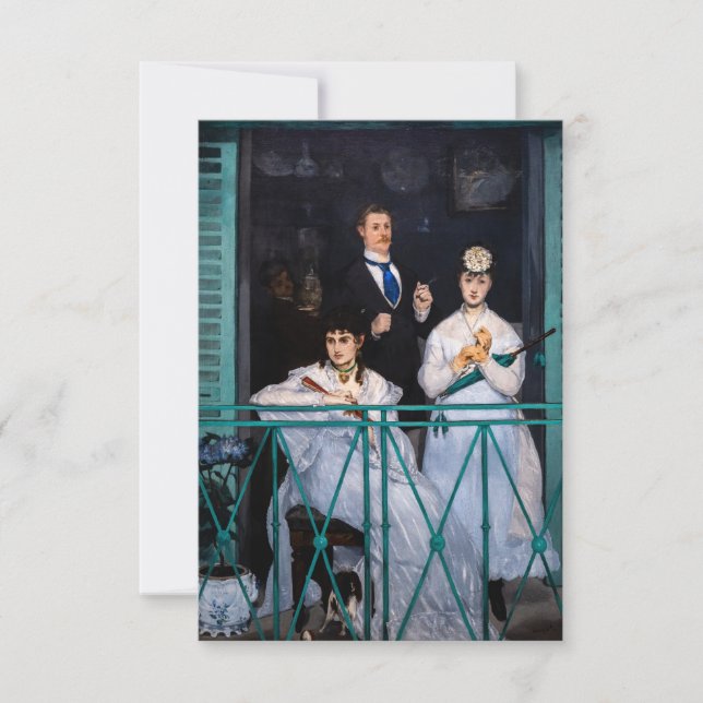 Carte De Remerciements Edouard Manet - Balcon / Le Balcon (Devant)