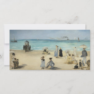 Carte De Remerciements Edouard Manet - Sur la plage, Boulogne-sur-Mer