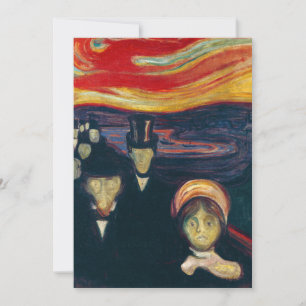 Carte De Remerciements Edvard Munch - Anxiété