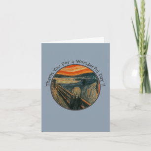 Carte De Remerciements Edvard Munch La Collection Scream Party Items