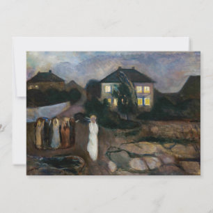 Carte De Remerciements Edvard Munch - La tempête