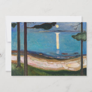 Carte De Remerciements Edvard Munch - Lune
