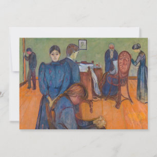 Carte De Remerciements Edvard Munch - Mort dans la salle de tests v2