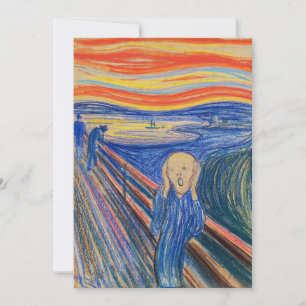Carte De Remerciements Edvard Munch - The Scream 1895