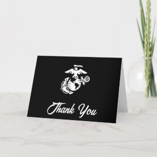 Carte De Remerciements EGA à une couleur - blanc