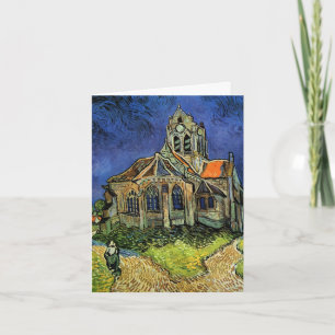 Carte De Remerciements Eglise d'Auvers par Vincent van Gogh Mariage