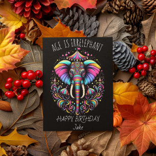 Carte De Remerciements Ele-Fete vibrante pour une journée spéciale