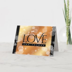 Carte De Remerciements Élégant 7e 22e 49e anniversaire de Mariage de cuiv