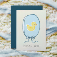 Élégant Baby shower en caoutchouc Ducky plié