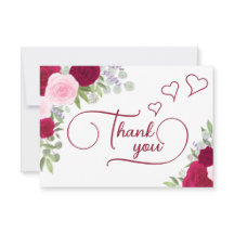 Elegant Boho Roses Rose Magenta et Rose pour une B