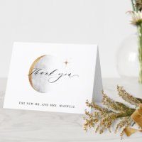 Élégant Céleste Lune et étoiles Mariage