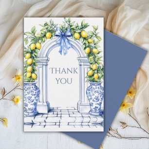Carte De Remerciements Elegant Jardin de Citron