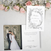 Élégant Rococo Floral Français