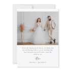 Élégant script Mariage photo complet