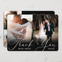 Élégant script moderne 4 Mariage photo invité