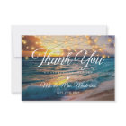 Elégant String Lights Summer Sunset Beach Mariage