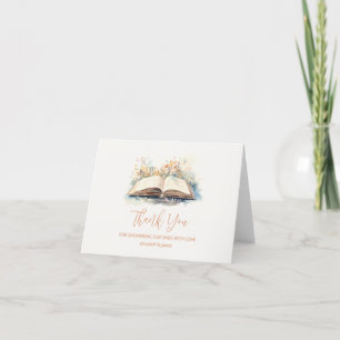 Carte De Remerciements Elégante aquarelle Un nouveau Baby shower de chapi