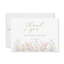 Élégante Baby Shower Bohème Fleur Sauvage