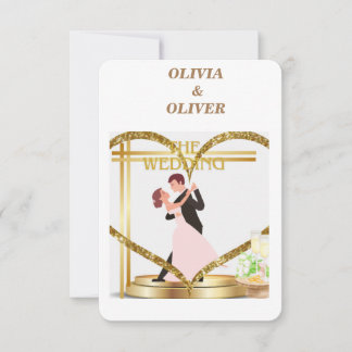 Carte De Remerciements Elégante invitation.