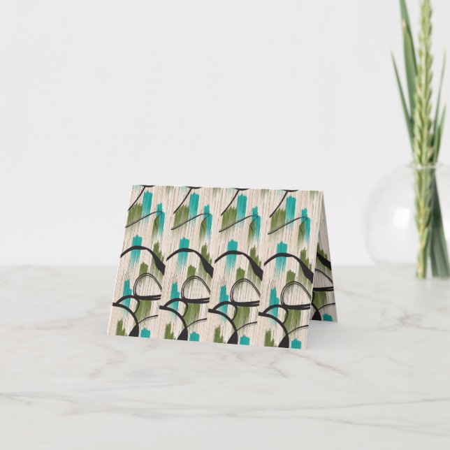 Carte De Remerciements Élevez vos notes de remerciement avec une touche m (Devant)