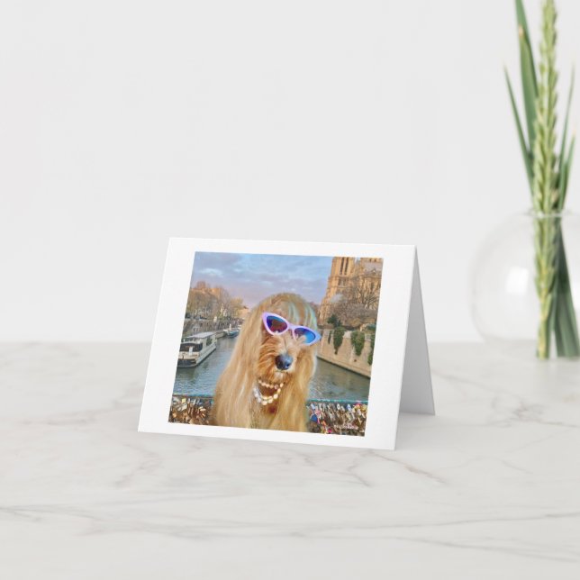 Carte De Remerciements Ella Bella Banana, Notre Dame (Devant)